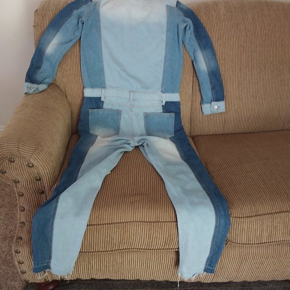 SIGNATURES DENIM JUMPSUIT - Picture 6 of 8